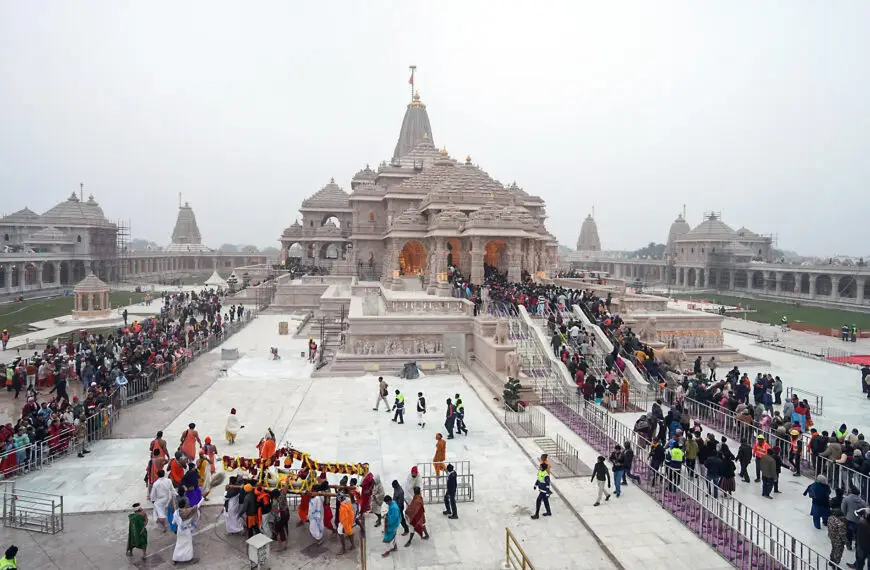 Ayodhya sees surge of devotees on Ram Lalla&hellip;
